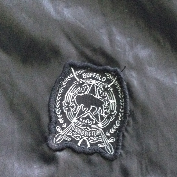 Mens Buffalo David Button Jacket size L black sipper front side pockets #26 - Picture 7 of 7